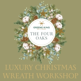 The Four Oaks Luxury Christmas Wreath Workshop
