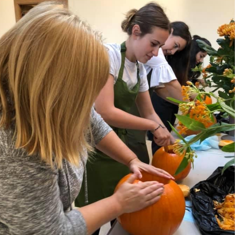 Pumpkin Autumnal Workshop In Store