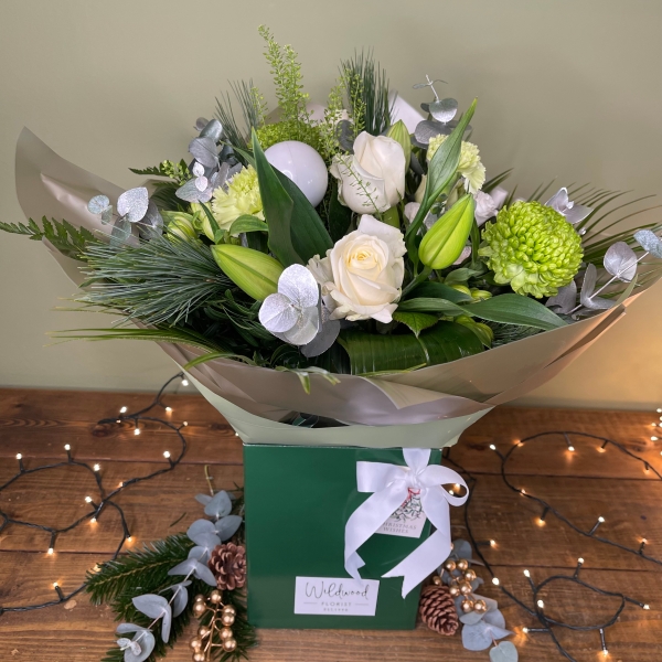 Mistletoe Kiss Aqua Bouquet