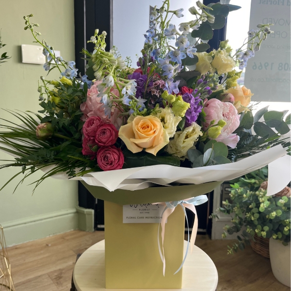 Luxury Summer Meadow Aqua Bouquet
