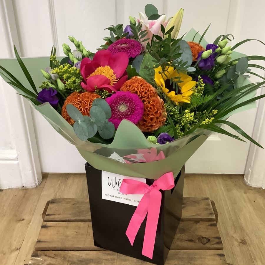Late Summer Aqua Bouquet