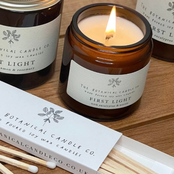 First Light ® Scented Candle in Amber Jar