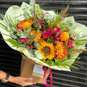 Leonie's Autumnal Aqua Bouquet