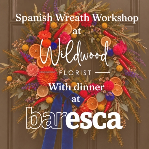 Spanish Wreath Making With Dinner at Baresca